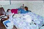 Peanut and Pets, sleeping